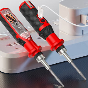 Probador de Voltaje Inteligente con Control por Voz, Tipo Lápiz, Recargable por USB-C, Detector de Voltaje sin Contacto NCV, Probador de Cables Vivos Multifunción - Product Image 3