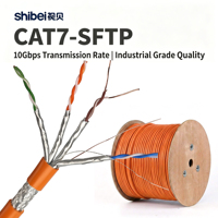 Cable Ethernet Shibei de Alta Calidad CAT8 SFTP de 305 Metros, 10Gbps Gigabit, Blindado, para Automatización Industrial