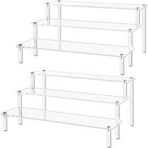 Support acrylique multi-niveaux pour parfum Cupcakes pour Funko pour figurines <span class=keywords><strong>POP</strong></span> Présentoir transparent Étagères amovibles pour <span class=keywords><strong>magasin</strong></span> - Product Image 5