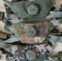 Système de suspension pour casque tactique 19 Aramid avec doublure en maille réglable pour mentonnière et accessoires de modification avec poche en maille