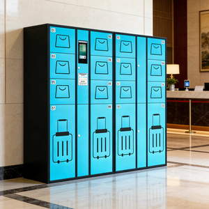 Casier <span class=keywords><strong>de</strong></span> rangement intelligent pour bagages, grande capacité, pour hôtels, aéroports, gares, voyageurs, E-cabinet - Product Image 4