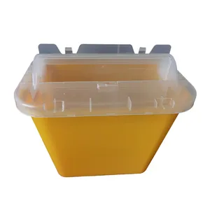 1.5 gallon 5 Litre blue black red yellow plastic phlebotomy medical disposable sharp container