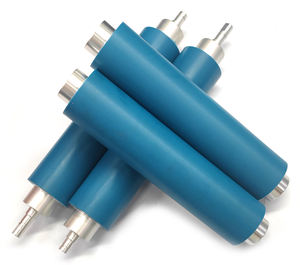 Rouleau enduit PU personnalisé pour l'impression EPDM SBR Caoutchouc Silicone Numéro de modèle du matériau Rouleau en caoutchouc Traitement de coupe disponible - Product Image 5