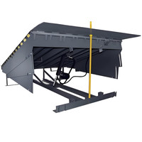 Niveleur de quai hydraulique de style Blue Giant, cadre en acier, 8T, lèvre télescopique, commande électrique pour terminal de conteneurs