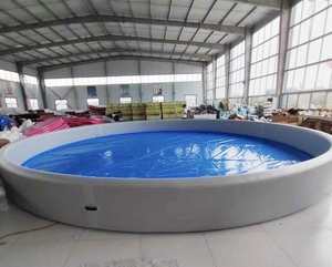 <span class=keywords><strong>Piscine</strong></span> hors sol personnalisée pour enfants <span class=keywords><strong>piscine</strong></span> gonflable en tissu PVC pliable pour point de chute tissu - Product Image 2