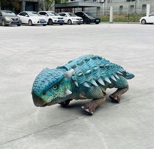 Robot chien Ankylosaurus inspiré des dinosaures, robot de patrouille en métal pour la sécurité publique en intérieur/extérieur, idéal pour les jardins d'enfants, les aires de jeux et les centres commerciaux - Product Image 5