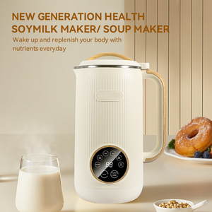 600ML Mini <span class=keywords><strong>cuiseur</strong></span> à <span class=keywords><strong>soupe</strong></span> mélangeur chauffant Machine à soja lait de soja à base d'usine de lait de noix de vagan fabricant automatique de lait de soja - Product Image 2