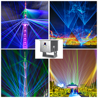 Lampu Laser Animasi Warna-warni Terbaik SHTX untuk Panggung Pernikahan, Klub Malam Luar Ruangan, DMX512 ILDA 10W, Lampu Lazer DJ Pernikahan