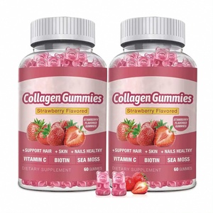 Gummies de collagène à marque privée OEM, suppléments complexes 3-en-1, vitamine C, biotine, gummies à la mousse de mer - Product Image 1