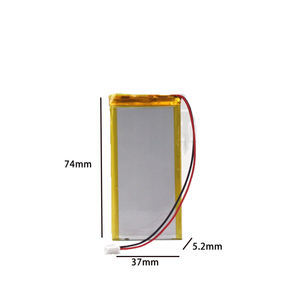 Paquete de batería de polímero de litio 523774 de fuerza recargable de 37V 3,7 V 2000mAh 5000mAh 10000mAh batería Lipo para placa electrónica - Product Image 3