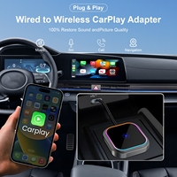 Adaptateur Carplay OEM CXZ521 pour connexion filaire vers sans fil (pour iPhone, iOS 10+), adaptateur Carplay sans fil mini de haute qualité pour voiture