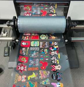 Imprimante DTF UV de haute qualité la moins chère 60cm 30cm i3200 <span class=keywords><strong>HD</strong></span> i1600 U1 rouleau à rouleau imprimante DTF UV pour l'impression d'autocollants de Film AB - Product Image 5