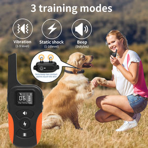 Nouveau modèle de batterie au lithium rechargeable, plastique, écologique, IPX7, fournitures d'entraînement pour animaux de compagnie, <span class=keywords><strong>chien</strong></span> commandé à distance, choc électrique - Product Image 2