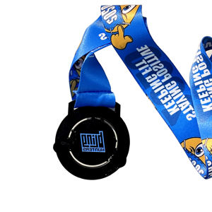 เหรียญรางวัลโลหะผสมสังกะสีสำหรับการเต้นรำและยิมนาสติก แบบ 3 มิติ สีทอง ได้รับการรับรองจาก OEM - Product Image 4