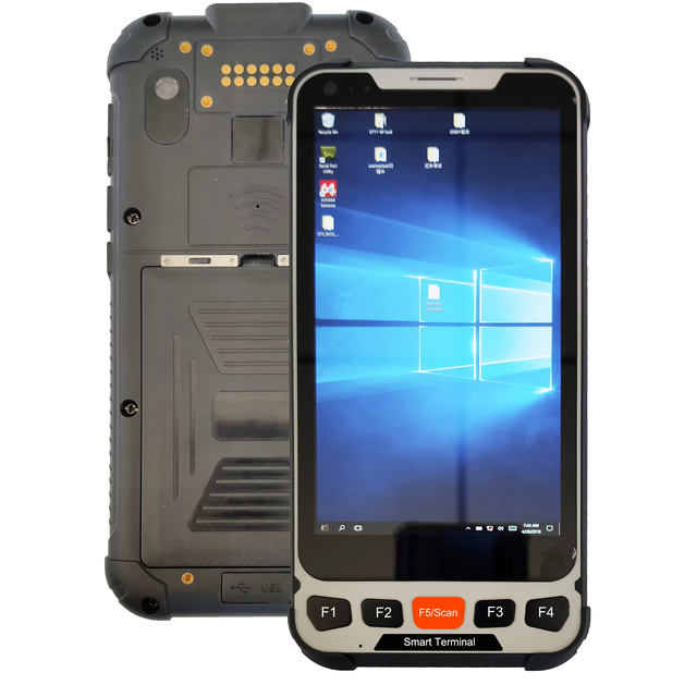 5.5inch Intel Windows 10 Industrial Rugged Tablet PC with 4G LTE Wi-Fi 64GB ROM 4GB RAM Waterproof & Shockproof New Business Use