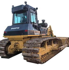 Bulldozer sur chenilles d'occasion Shandong SHANTUI SD16, modèle 2016, poids opérationnel de 16 tonnes, avec composants principaux inclus. Moteur et pompe - Product Image 1