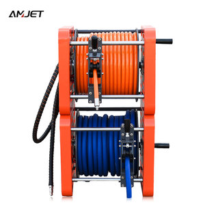 Carrete de <span class=keywords><strong>Manguera</strong></span> de Doble Cubierta AMJET 1/2 3/8 1/4, Carrete de <span class=keywords><strong>Manguera</strong></span> Industrial para Lavadoras de Alta Presión y Limpieza de Drenajes - Product Image 3