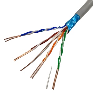 Quảng Châu ght Cáp nhà máy CAT5E 6 6A 7 <span class=keywords><strong>FTP</strong></span> 24AWG Đồng CCA <span class=keywords><strong>ccag</strong></span> OEM/ODM hỗ trợ 305m 1000ft giá CuộN LAN Cáp - Product Image 3