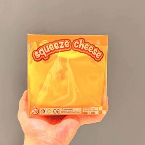 2026 Ultra Soft Slow Rising Cheese Squishy Squeeze <b>Toy</b> Stress Relief Nice Cube for Office <b>Desk</b> - Product Image 3
