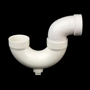 Trampa de plástico de alta presión, accesorio de tubería de limpieza macho para inodoro de baño, 2665