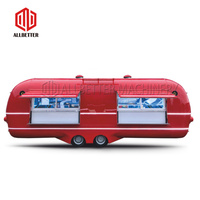 Camion de nourriture en acier inoxydable bon marché de nouvelle conception chariot à hot-dogs remorque de restauration remorque de nourriture de concession remorque de nourriture en acier inoxydable