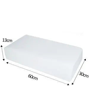 Квадратная подушка для боковых шпалов с медленным отскоком из пены с эффектом памяти