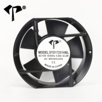 Hochtemperatur-AC-17251-Kühlventilator 172*150*51MM 110V 220V 380V Axiallüfter mit Gusseisenflügel und Kugellager für Industrieanwendungen