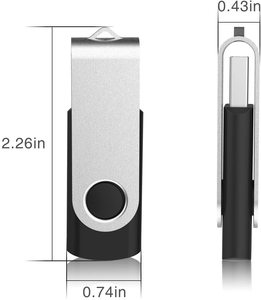 Memoria USB Giratoria <span class=keywords><strong>Kissin</strong></span> al por Mayor de 1GB a 256GB con Interfaz USB 2.0, Nueva y Sin Usar - Product Image 6