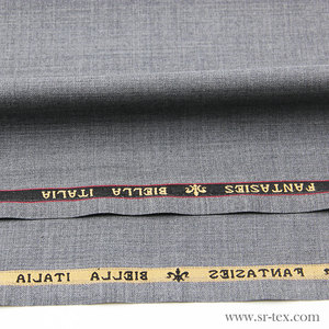 Vải len cao cấp màu xám, chất liệu len worsted nguyên chất, kẻ ca rô, dùng may vest nam - Product Image 5