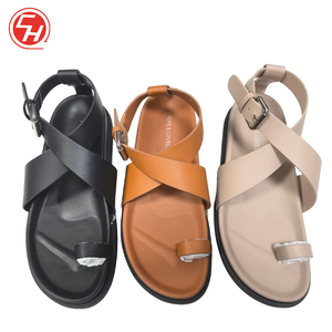 Clásico antideslizante cómodo ligero resistente al desgaste suave PU TPR romano gladiador <span class=keywords><strong>sandalias</strong></span> para Mujeres Hombres - Product Image 5