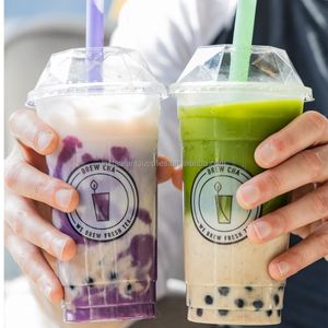 Gobelet en plastique transparent PP PET PLA biodégradable compostable écologique de 12 oz, 16 oz, 20 oz - Product Image 3