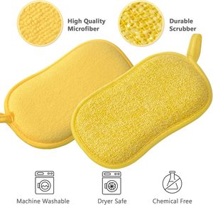 Éponge de cuisine écologique en forme de spirale, haute absorption d'eau pour le nettoyage de la vaisselle, marque Inthetrend, couleur personnalisée - Product Image 2