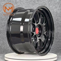 Jantes de voiture de tourisme personnalisées forgées Maxtera de style LMR noires pour BMW M2 M3 M4 Porsche 911 Supra GT-R Lexus Tesla Audi