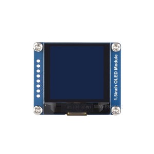 1.5 inç OLED ekran modülü, 128x128 piksel, 16 gri skala, SPI/I2C arayüzü - Product Image 4