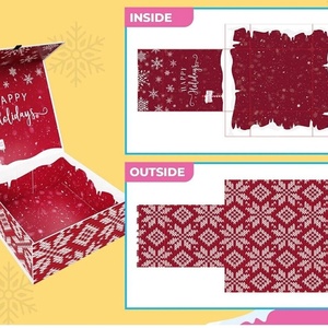 Wholesale Hot Style Packaging Luxury <b>Christmas</b> Printing Folding Magnet Gift <b>Box</b> With Custom Design - Product Image 4