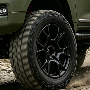 Velg Off-road Hitam Abu-abu 18 Inch Custom Forged 18x8 ET35 6x139.7 Full Paint Alloy Rims Cocok untuk Toyota LC300 SUV Off-road Refit - Product Image 2