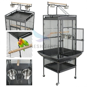 Grande Gabbia di Lusso per Pappagalli e Storni con Attrezzatura di Intrattenimento di Alta Qualità, Modello Domestico - Product Image 4