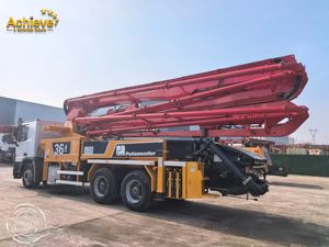 ปั๊มคอนกรีต Putzmeister คุณภาพสูง รุ่นปรับสภาพใหม่ ขายดีที่สุด ขนาด 36 เมตร พร้อมส่ง รถบรรทุก Mercedes Benz รุ่น M36-4Z - Product Image 3