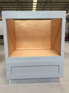 Moderne Shaker Armoires De Cuisine Comptoirs Prédécoupés Laque Panneau De Porte Charnière Évier Tiroir Panier Accessoires pour Appartements Non - Product Image 6