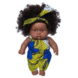 Muñeca Reborn Africana Negra de 8 Pulgadas, Muñeca de Vinilo de Simulación de Bebé, Muñeca Infantil, Venta al por Mayor, Novedad 2026 - Product Image 3