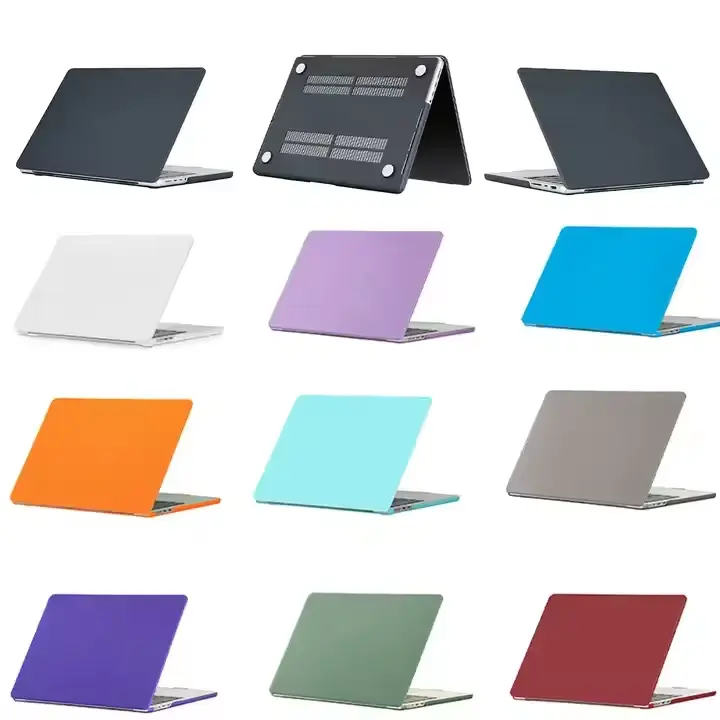 Matte Laptop Capa Para MacBook Air 15.3 2023 M2 A2941 Coque Para Macbook Pro 13 11 15 16 Capa De Plástico Rígido Para Macbook Case