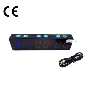 Temporizador Electrónico Portátil <span class=keywords><strong>para</strong></span> Gimnasio VIGFIT con Control Remoto e Imán Integrado, Pantalla LED Digital Grande Anti-Vértigo - Product Image 1