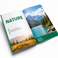 Service d'impression personnalisé pas cher pour catalogues, brochures et flyers A5 de l'entreprise d'impression du Jiangsu, avec reliure plastique et papier offset 300 g/m²