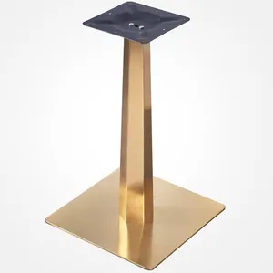 オフィスコンピュータデスク工業用キッチンカントリースタイルのテーブル脚台形のダイニング頑丈な倒立ステンレス鋼