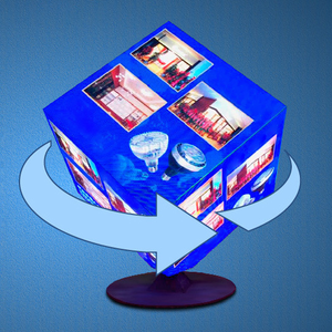 Tùy Chỉnh P3.91 Wifl HD 5-Mặt Thông Minh Ma Thuật Cube LED Màn Hình Hiển Thị Ngoài Trời 3D LED Video Cube - Product Image 1
