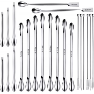 Equipo de <span class=keywords><strong>Laboratorio</strong></span> de Química, Espátula de <span class=keywords><strong>Laboratorio</strong></span> de Acero Inoxidable, Micro Cuchara, Cuchara de Muestreo de <span class=keywords><strong>Laboratorio</strong></span>, Espátula de Mezcla - Product Image 1
