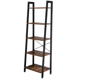 Nuevo diseño de muebles de cartón de 4 niveles, estantería de esquina, estantería de exhibición, escalera, muebles antiguos para el hogar, estantería de libros - Product Image 6