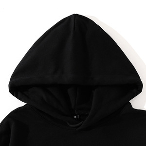 Sweat à capuche en coton 360g pour hommes et femmes, coupe ample unie, vente en gros transfrontalière, personnalisation de motifs préfabriqués - Product Image 3