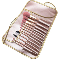 Pinceaux de maquillage pour filles, design tendance, haute qualité, fabrication en usine, application efficace, ensemble de pinceaux à paupières Glam Blend