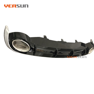 Diffusore posteriore a nido d'ape RS6 di alta qualità con tubi di scarico per <span class=keywords><strong>Audi</strong></span> C7 <span class=keywords><strong>A6</strong></span> 2013 <span class=keywords><strong>2014</strong></span> 2015 normale - Product Image 2